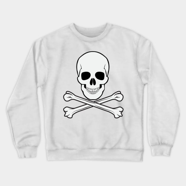 Skull and Bones Crewneck Sweatshirt by STARSsoft